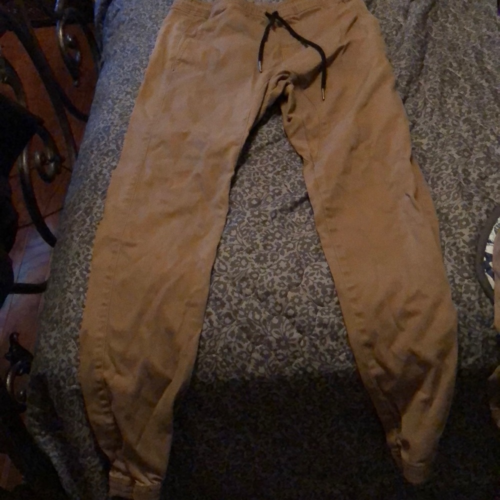 Khaki joggers